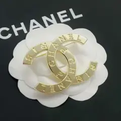 374 ヴィンテージシャネルCHANELボタンブローチ
