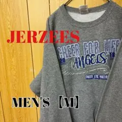TP184【US輸入】JERZEES　スウェット【メンズM】グレー