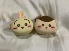 ちいかわ　おかおミニシリコンポーチ　2個セット