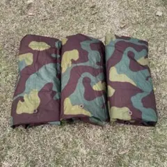 【未使用・美品】イタリア軍幕②　サンマルコ迷彩３枚セット　デッドストック 未使用・美品】イタリア軍幕②サンマルコ迷彩3枚セットデッド