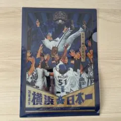 【横浜DeNAベイスターズ】横浜日本一　三浦監督　胴上げ　クリアファイル
