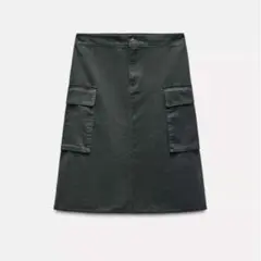 【未着用】ZARA カーゴ スカート