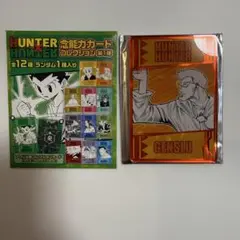 HUNTER×HUNTER ハンターハンター 念能力カード　ゲンスルー