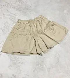 GU 女の子140㎝ ハーフパンツ（ベージュ）