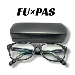 【208】良品！フーパス　メガネ　ブラック系
