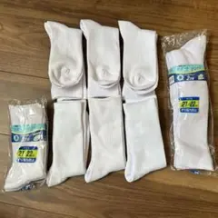 新品未使用　スクールソックス白