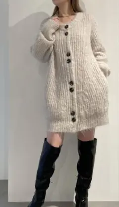 snidel / モヘアカーデミニワンピース / IVL