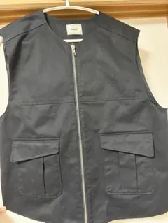 who's who gallery フィッシングベスト　黒　古着　モード系
