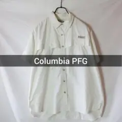Columbia PFG 半袖シャツ ホワイト