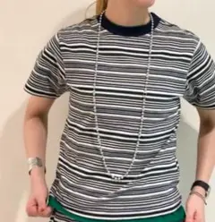 BEAMS BOY / ボーイ マルチボーダー ショートスリーブ Tシャツ