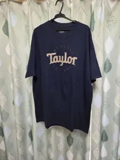Taylor ロゴ Tシャツ ネイビーアメリカンヴィンテージ