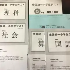 全国統一小学生テスト　5年生