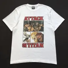 [ コラボ ] 進撃の巨人 × SiM × WEGO tシャツ L 白
