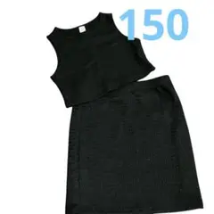 SHEIN ブラック セットアップ 11-12Y