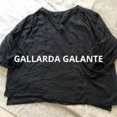 美品　GALLARDAGALANTE NAVY 長袖　コットン　F ブラック
