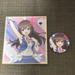 ホロライブ Hello hololive ミニ色紙 &缶バッチ ときのそら