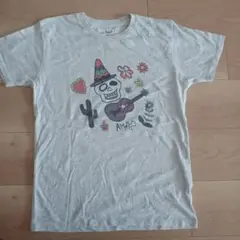 TITICACA 骸骨デザイン 半袖Tシャツ M