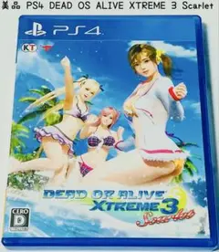 美品 PS4 DEAD OR ALIVE Xtreme3 Scarlet