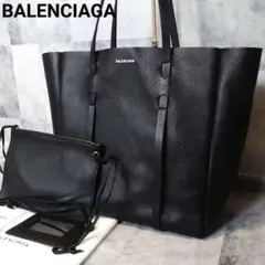 BALENCIAGA 美品 エブリデイ トート S カーフスキン 黒 付属品有