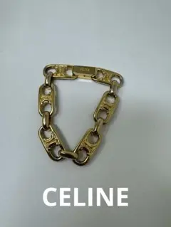 CELINEセリーヌ　松村北斗着用 ブレスレット　マカダム　トリオンフ　ゴールド