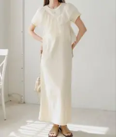 Bab アシメフリルドッキングワンピース