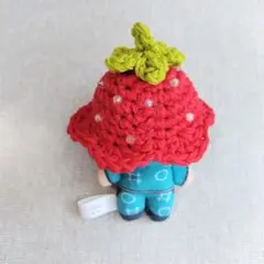 ８センチぬい　ほわぬい　忍たま　いちご帽子　ぬい服