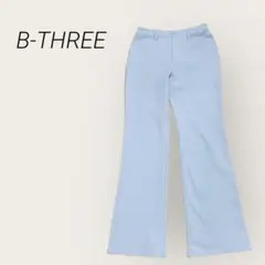 ビースリー　B-THREE ストレッチフレアパンツ　カジュアルパンツ　美脚パンツ