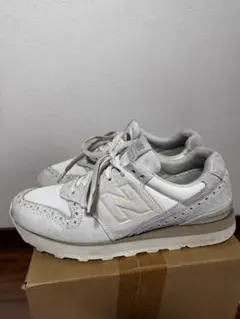 New Balance 996 ホワイト スニーカー 25cm