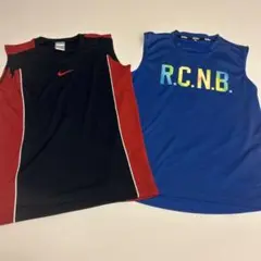 Nike & Number タンクトップ 2枚セット S