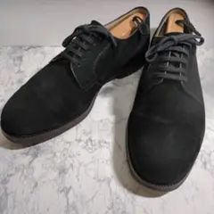 お得 Hush Puppies M120FX ブラック スエード 革靴 26cm