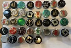 ①【37個】日本酒　蓋　フタ　キャップ　栓　王冠　全国地酒、焼酎のフタ