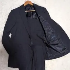 【美品 ２パンツ 】クリスチャンオラーニ スーツセットアップ 春夏 背抜き 黒