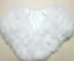 美品 振り袖 成人式 リアルファーショール 白 ホワイト 羽毛 フェザー 着物