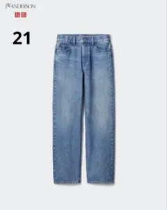 JW ANDERSON×UNIQLO ストレートデニム 21 ブルー