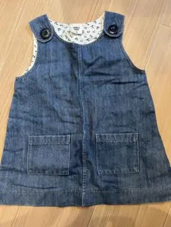 SIMPLE FREE デニムサロペット 80