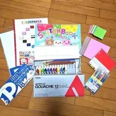 絵画/折り紙セット　ホルベインアクリリックガッシュ