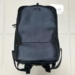 新品 メンズ ビジネスバッグ ビジネスリュック A.S.M アトリエサブメン 黒