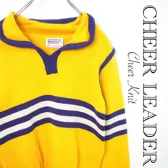 CHEERLEADER ニット チア イエロー パープル 100709