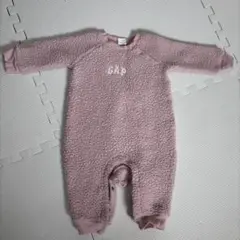 GAP ボアロンパース 6-12ヶ月 ピンク