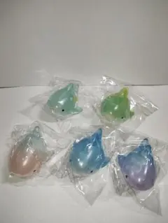 もちっこサメさん くりあーず ソフビ クールスカイ 5種 コンプリート