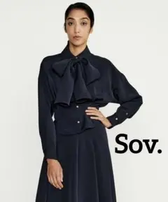 Sov. ウエストタックボウタイブラウス