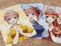 五等分の花嫁 H賞 バースデイイラスト イラストボードスタンド3個セット