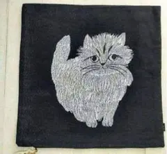 新品　松尾ミユキ　クッションカバー　elliot　45×45cm　猫　ねこ　ネコ