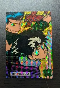 幽遊白書 原作絵カード 【幽助vs飛影】 アマダ