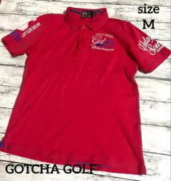 GOTCHAGOLF　半袖　M　メンズ　シャツ　綿100％　ガッチャゴルフ
