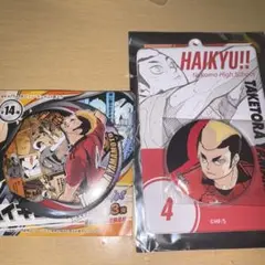 ハイキュー 山本猛虎 缶バッジ 特製ホルダー