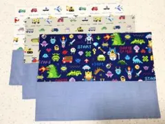 レゴ風ランチョンマット３枚(25×35)ゲーム・働く車給食セット入園入学男の子