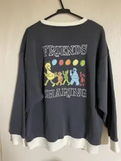 セサミストリート FRIENDS SHARING スウェット