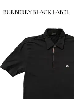 BURBERRY BLACK LABEL 黒 ポロシャツ サイズ2