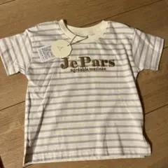 tete a tete ボーダーロゴTシャツ90